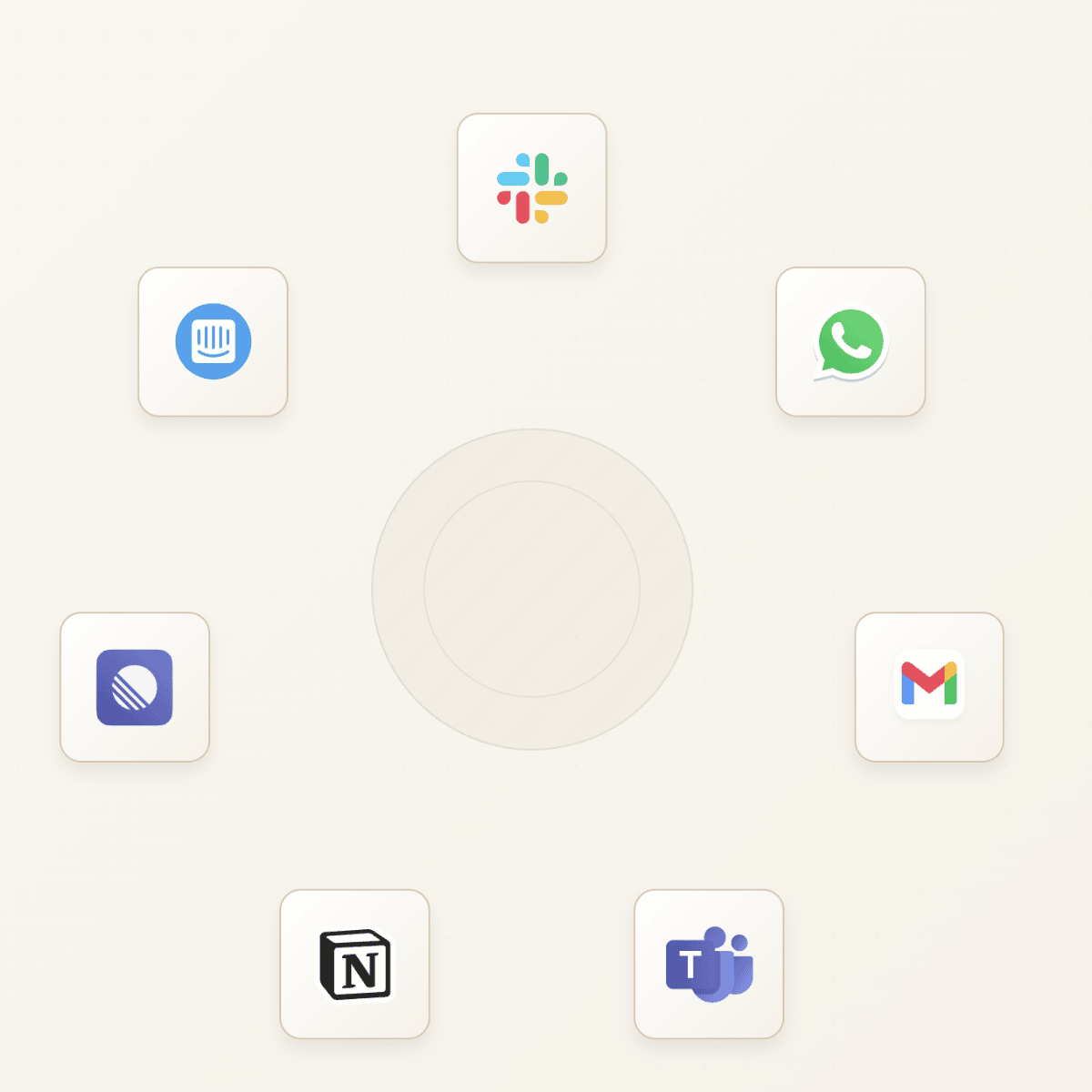 Connected ecosystem showing integrated information flow